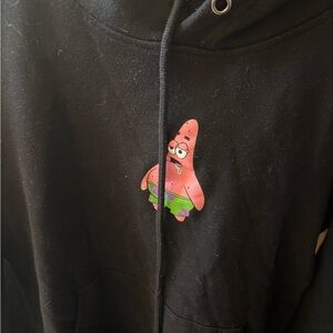 SpongeBob SquarePants Black Hoodie with Patrick Star
